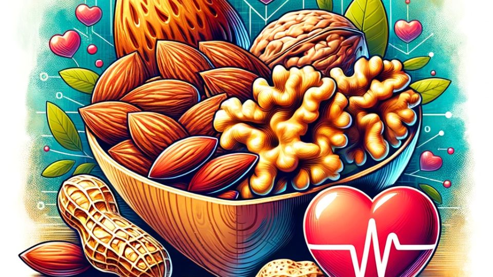 Orechy, ako sú mandle, vlašské orechy a arašidy, obsahujú zdravé tuky, ktoré pomáhajú zvyšovať HDL cholesterol a znížiť LDL cholesterol.