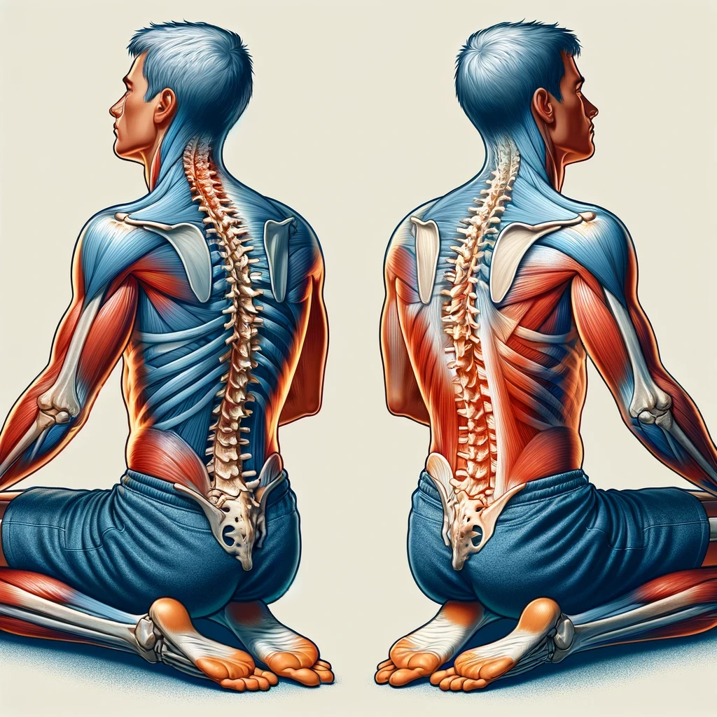 Dlhodobé sedenie, nesprávna držanie tela alebo nezvyčajná fyzická aktivita môžu viesť k napätiu a kŕčom svalov v oblasti hrudnej chrbtice.