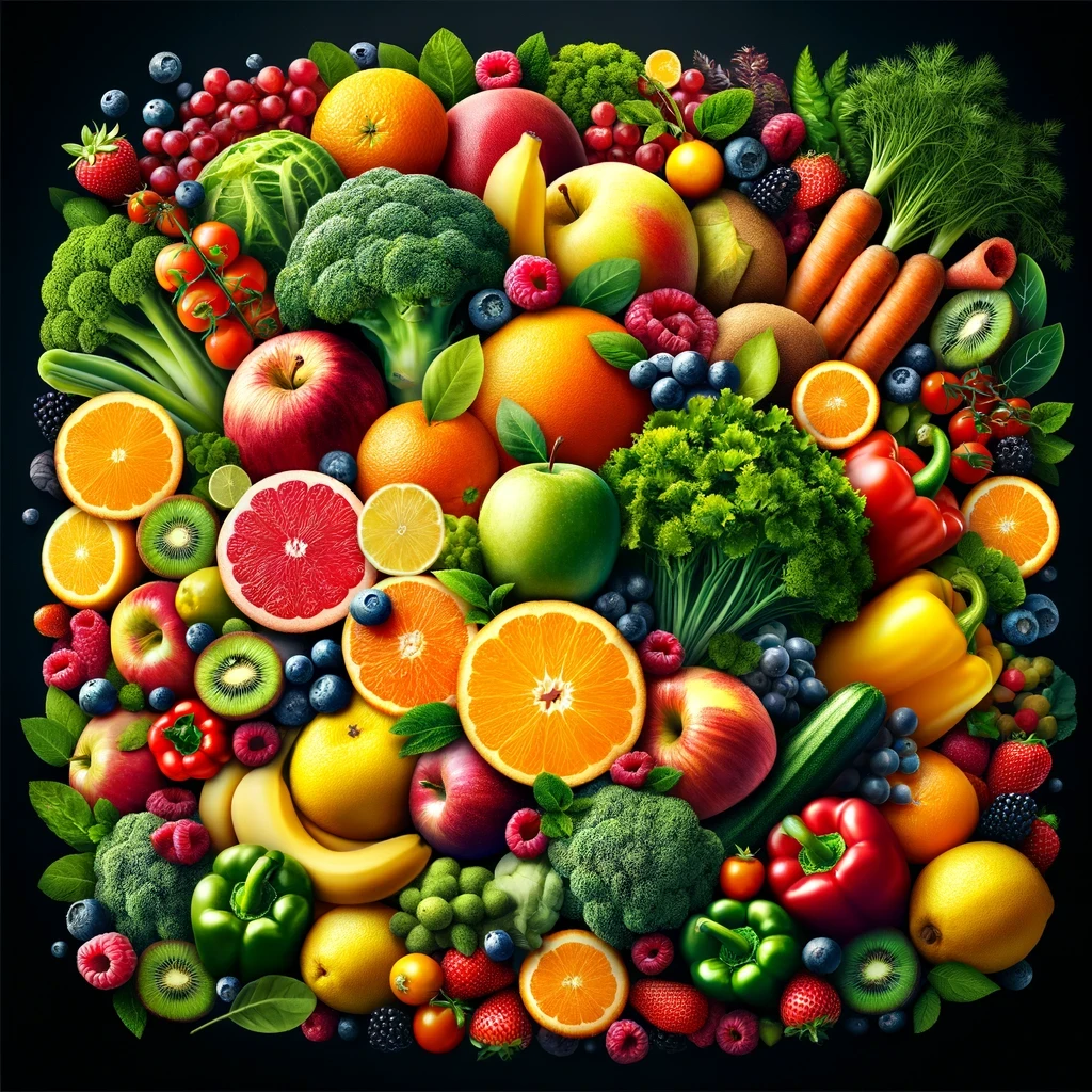 Ovocie a zelenina sú nízko kalorické a bohaté na vlákninu, vitamíny a minerály