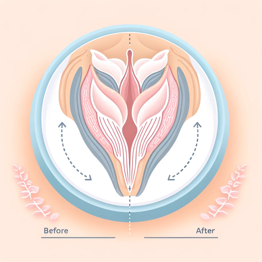 Väčšina žien môže očakávať zlepšenie vzhľadu labií, vrátane zmenšenia veľkosti a zlepšenia symetrie.