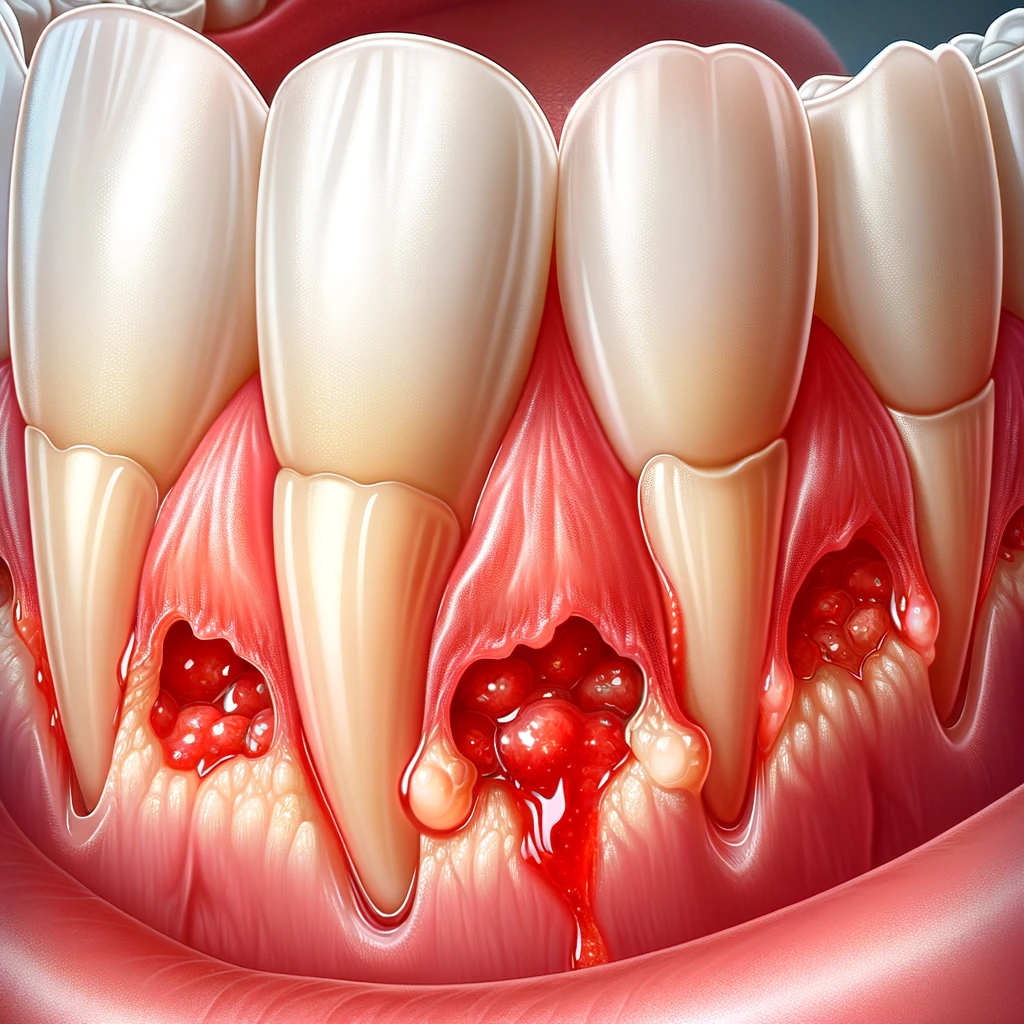 Gingivitída je mierny zápal ďasien, ktorý je často spôsobený akumuláciou zubného plaku na okrajoch ďasien.