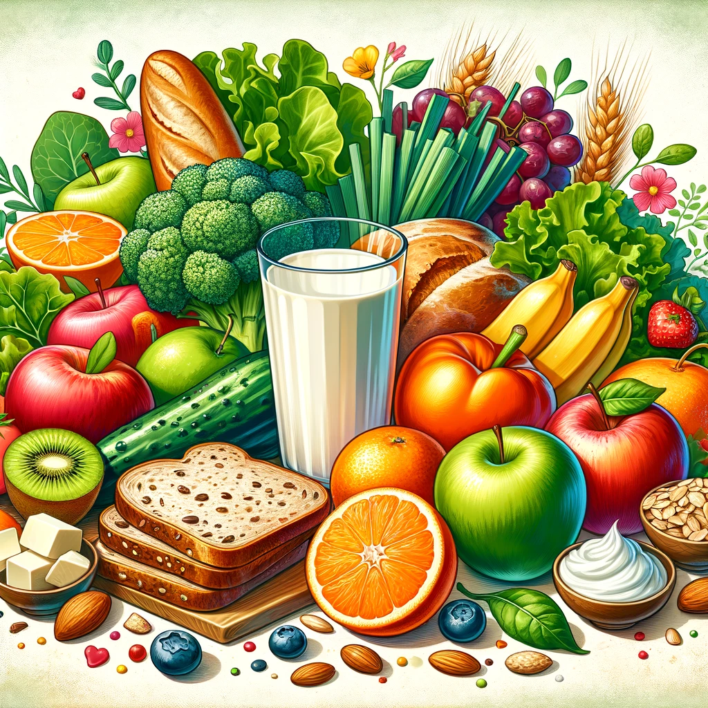 Dodržiavajte stravu bohatú na ovocie, zeleninu, celozrnné produkty a nízkotučné mliečne výrobky.