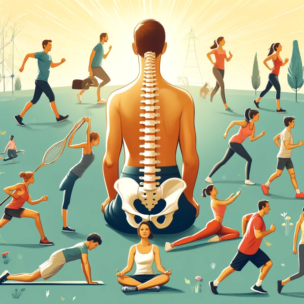 Udržiavanie aktívneho životného štýlu pomáha posilňovať chrbticu a okolité svaly, čo môže pomôcť predchádzať bolestiam. 