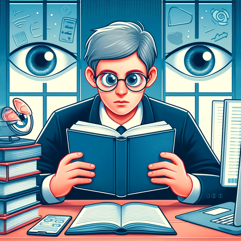 Intenzívna práca zblízka, ako je dlhodobé čítanie, práca s počítačom, alebo používanie mobilných zariadení, môže prispieť k rozvoju krátkozrakosti, pretože oči sú neustále zaostrené na blízke objekty.